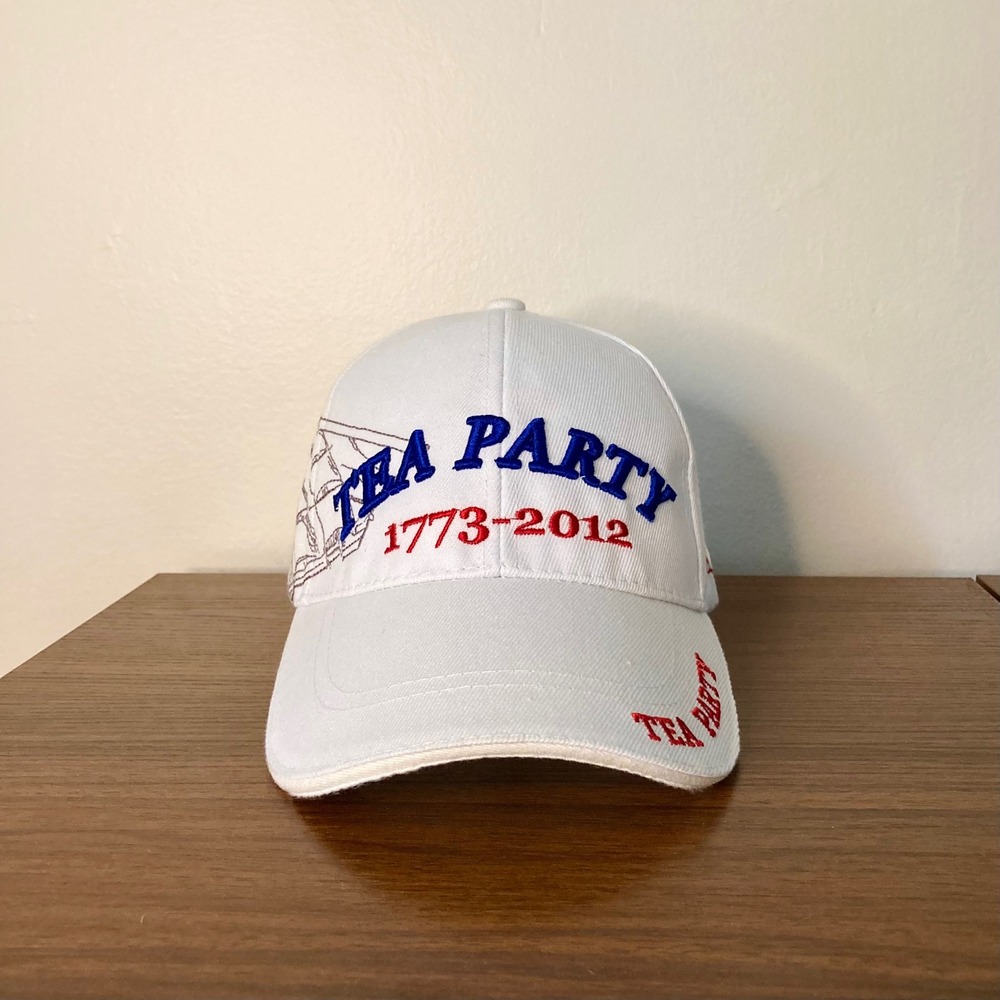 Vintage Tea Party Movement Commemorative 1773-2012 Colonial Ship Baseball Cap